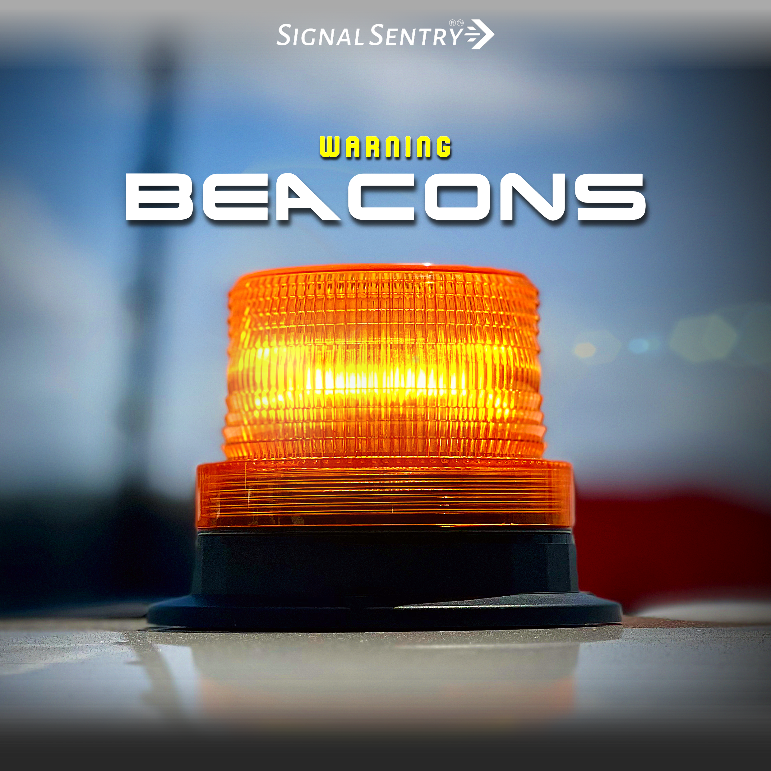 Machine Warning Light Beacons LED Warning Strobe Rotating Beacons: ADR & SAE Class 1 Certifications ...
