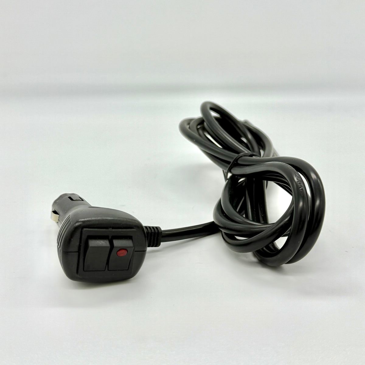 12-24V DC 2.5M Dual Switch On-Off & Positive-Trigger Momentary Cigarette Lighter Adapter